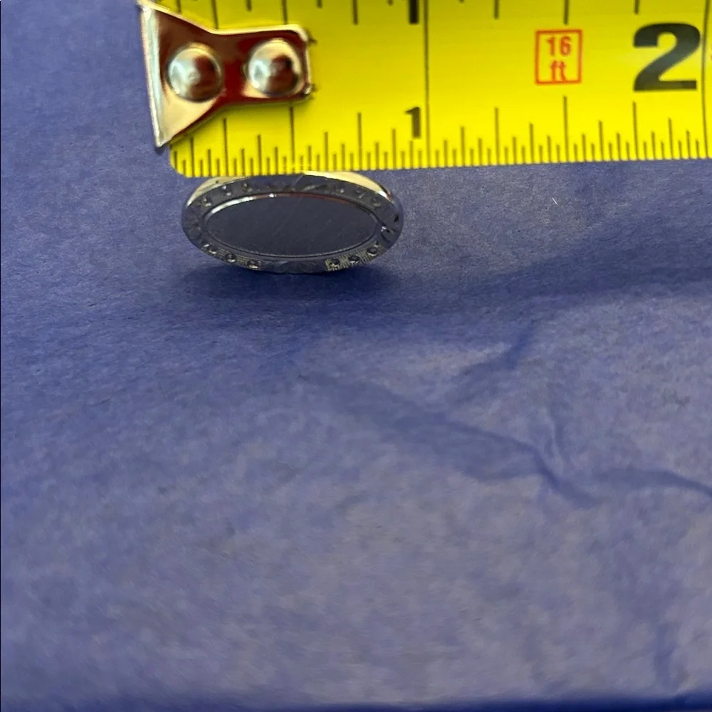 Vintage Silvertone Oval Cuff Links